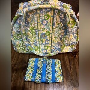 Vera Bradley Eloise Shoulder Bag With Matching Pocket Book